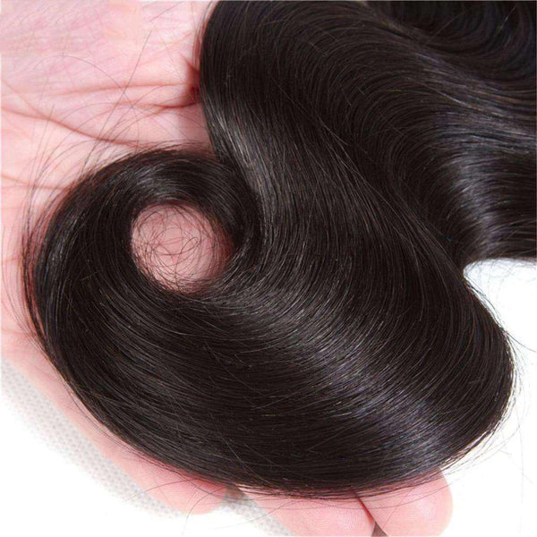 10A Body Wave Hair 4 Bundles With Closure Natural Color - edmundhair.com