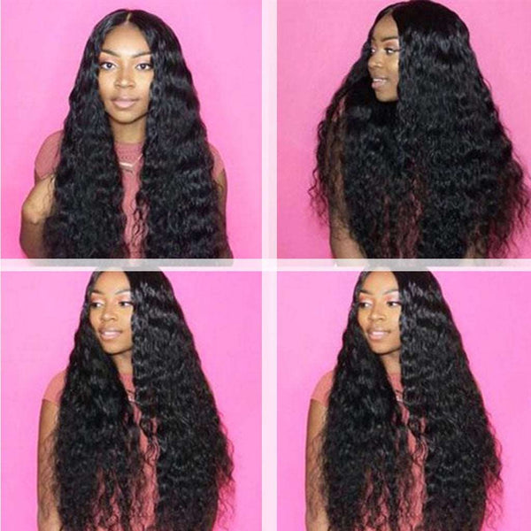 10A Loose Deep Wave Hair 4 Bundles With Closure Natural Color - edmundhair.com