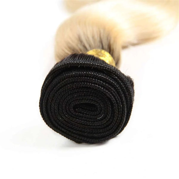 Hair Bundles 1b/613 Ombr¨¦ Blonde Hair Body Wave Brazilian Human Hair