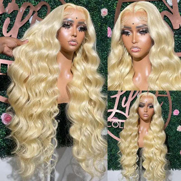 BOGO 613 Blonde 13X4 Transparent HD Lace Front Wigs