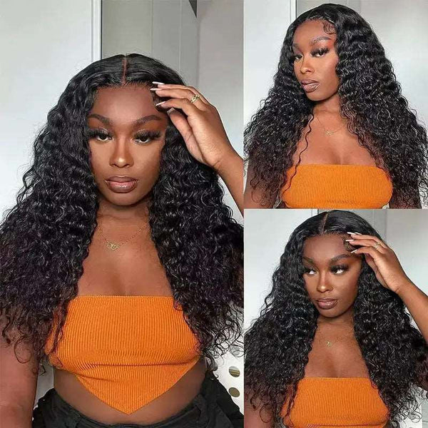 4 Bundles 10A Water Wave Brazilian Human Hair Bundles Natural Color - edmundhair.com