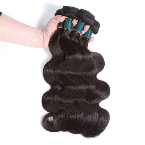 9A Brazilian Body Wave Hair 4 Bundles With Lace Frontal Human Hair - edmundhair.com