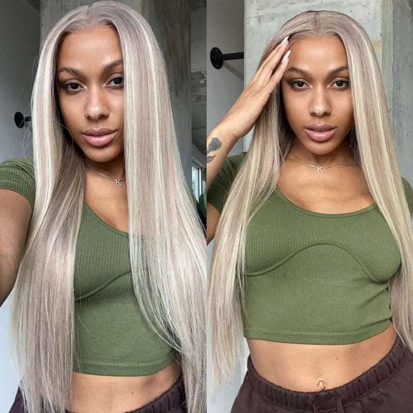 Body Wave / Straight Hair Bundles Customized Color Blonde Balayage on Brown Hair 3pcs/pack 10A Brazilian Human Hair