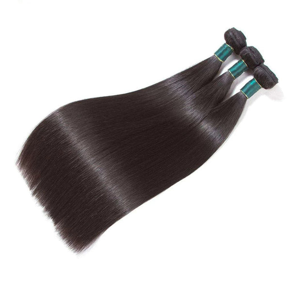 Straight Hair 1 Bundle 9A Brazilian Human Hair Natural Color