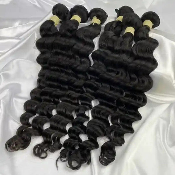 Wholesale Water Wave 100% Virgin Human Hair Natural Color