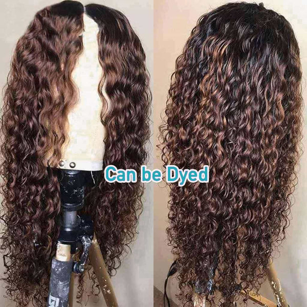 Jerry Curly Thick Juicy 13*4 Lace Front Wig With Baby Hair Luxury Customization