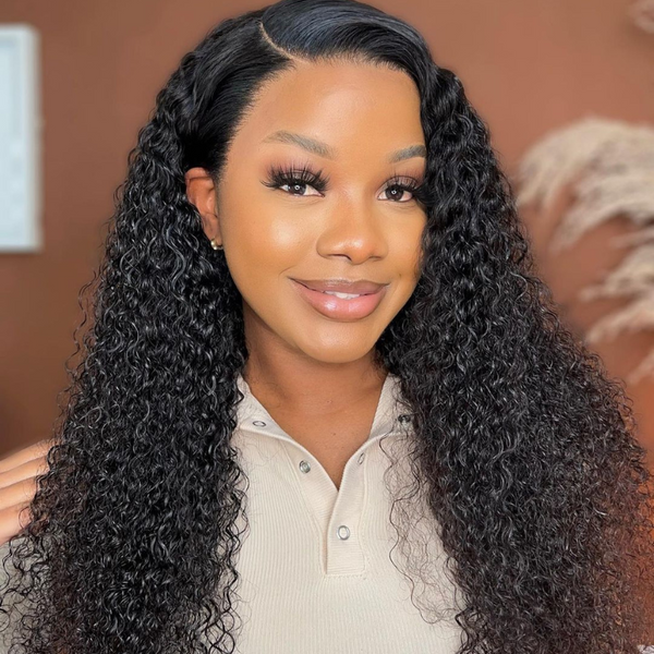 Wet & Wavy Full Lace Wig Human Hair Wigs 180% Density