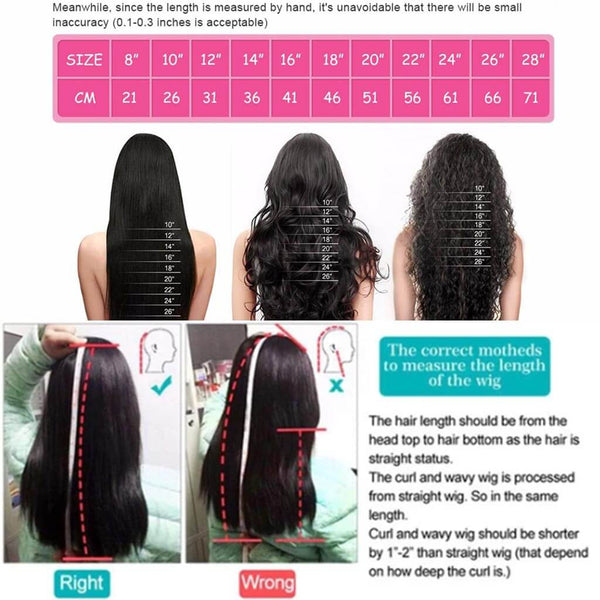 Clearance Sale 13x4 Lace Frontal Straight Hair Wigs Natural Color